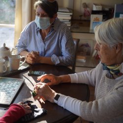 Je réalise des visites de convivialité à domicile